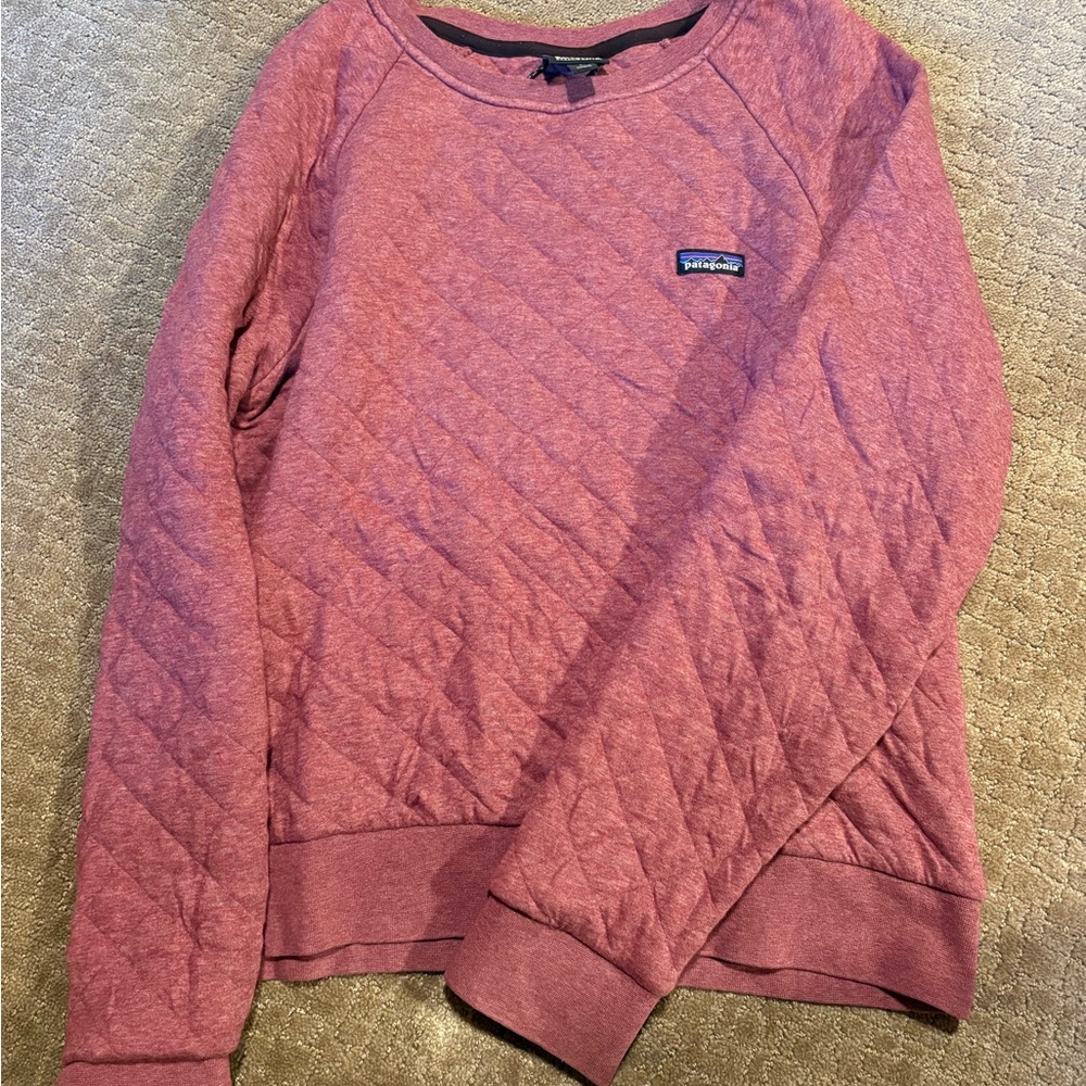 Patagonia Quilted Rose Pullover / Size lg